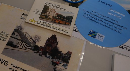 Ansicht von alten Fahrplanheften